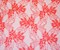 Coral Red Nylon Cotton Floral Lace Mesh Knit Fabric By the Yard